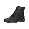 Schnürstiefelette RIEKER "Rieker Stiefelette Lederimitat", Damen, Gr. 39, schwarz, Lederimitat, casual, Schuhe