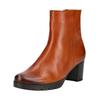 Stiefelette GABOR COMFORT "Gabor Comfort Stiefelette Leder", Damen, Gr. 37, braun (cognac), Leder, casual, Schuhe