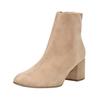 Stiefelette HÖGL "Högl Stiefelette Veloursleder", Damen, Gr. 40, grau (taupe), Veloursleder, casual, Schuhe