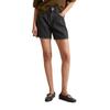 Shorts MARC O'POLO DENIM "aus reiner Bio-Baumwolle", Damen, Gr. 33, Normalgrößen, grau (dunkelgrau), Obermaterial: 100% Baumwolle, unifarben, casual, relaxed fit kurz, Hosen