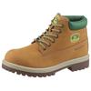 Schnürstiefel SKECHERS "SERGEANTS JOHN DEERE-DOZER", Herren, Gr. 45, grün (hellbraun, grün), Leder, kontrastfarbene Details, casual, Schuhe, Boots mit John Deere Collaboration