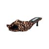 Pantolette STEVE MADDEN "STEVE MADDEN Pantoletten Textil", Damen, Gr. 39, braun (leopard), Textil, casual, Schuhe