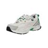 Sneaker REPLAY "Replay Sneaker Leder/Textil", Herren, Gr. 44, bunt (weiß, grün), Leder, Textil, casual, Schuhe