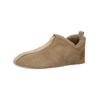 Hausschuh SHEPHERD "Shepherd Hausschuhe Leder", Damen, Gr. 38, grau, Leder, casual, Schuhe