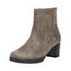 Stiefelette GABOR COMFORT "Gabor Comfort Stiefelette Veloursleder", Damen, Gr. 37,5, grau, Veloursleder, casual, Schuhe