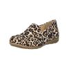 Slipper GABOR COMFORT "Gabor Comfort Slipper Leder", Damen, Gr. 38, braun (leopard), Leder, casual, Schuhe