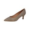 Pumps PETER KAISER "Peter Kaiser Pumps Textil", Damen, Gr. 39, beige (sand), Textil, elegant, Schuhe
