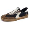 Slip-On Sneaker SKECHERS "HOTSHOT-EVERYDAY EASE", Damen, Gr. 40, braun (schwarz, braun), Nylon, Veloursleder, Lederimitat, sportlich, Schuhe, Retro Sneaker, Schnürschuh mit Slip-ins