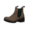 Stiefelette LAZAMANI "Lazamani Stiefelette Nubukleder/Textil", Damen, Gr. 38, grün (beige, grün), Nubukleder, Textil, casual, Schuhe