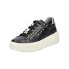 Sneaker NERO GIARDINI "Nero Giardini Sneaker Leder/Textil", Damen, Gr. 40, gold (schwarz, gold), Leder, Textil, casual, Schuhe