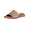 Pantolette GABOR COMFORT "Gabor Comfort Pantoletten Leder", Damen, Gr. 40,5, silber, Leder, casual, Schuhe