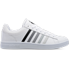 Sneaker K-SWISS "COURT WINSTON", Gr. 41, weiß, schwarz gradient, weiß, Leder, sportlich, Schuhe