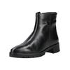Stiefelette ARA "Ara Stiefelette Leder", Damen, Gr. 41, schwarz (schwarz lack), Leder, casual, Schuhe