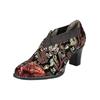 Stiefelette LAURA VITA "LAURA VITA Stiefelette Leder/Textil", Damen, Gr. 37, rot, Leder, Textil, casual, Schuhe
