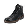 Schnürstiefelette PANTOFOLA D´ORO "Pantofola d'Oro Stiefelette Leder", Gr. 44, schwarz, Leder, casual, Schuhe