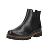 Stiefelette GABOR COMFORT "Gabor Comfort Stiefelette Leder/Textil", Damen, Gr. 43, schwarz, Leder, Textil, casual, Schuhe