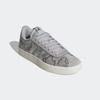 Sneaker ADIDAS SPORTSWEAR "VL COURT 3.0", Gr. 38,5, grau two, silber metallic, sanftes weiß, Leder, Textil, sportlich, Schuhe, Design auf den Spuren des adidas Samba