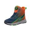 Stiefelette VADO "Vado Stiefelette Lederimitat/Mesh", Kinder, Gr. 32, bunt (blau, orange), Lederimitat, Textil, casual, Schuhe