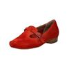 Slipper EVERYBODY "Everybody Slipper Veloursleder", Damen, Gr. 39,5, rot, Veloursleder, casual, Schuhe