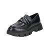 Slipper GEOX "Geox Slipper Leder", Damen, Gr. 40, schwarz, Leder, casual, Schuhe