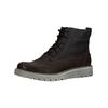 Schnürstiefelette JOSEF SEIBEL "Josef Seibel Stiefelette Leder/Textil", Herren, Gr. 46, braun, Leder, Textil, casual, Schuhe