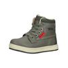 Schnürstiefelette KICKERS "Kickers Stiefelette Lederimitat", Kinder, Gr. 26, grün (khaki), Lederimitat, casual, Schuhe