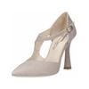 Pumps NERO GIARDINI "Nero Giardini Pumps Textil", Damen, Gr. 38, grau (taupe), Textil, elegant, Schuhe
