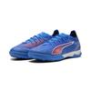 Fußballschuh PUMA "ULTRA 6 PRO CAGE TT Fußballschuhe Erwachsene", Gr. 43, ultra blau weiß glowing rot, Obermaterial: Textil, Synthetik; Futter: Textil, Synthetik; Innensohle: Textil; Laufsohle: Gummi, Schuhe