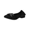 Ballerina REGARDE LE CIEL "Regarde Le Ciel Ballerinas Veloursleder", Damen, Gr. 37, schwarz, Veloursleder, casual, Schuhe