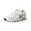 Sneaker SKECHERS "Skechers Sneaker Lederimitat", Damen, Gr. 39, weiß, Lederimitat, casual, Schuhe