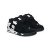 Sneaker DC SHOES "DC Command", Gr. 12(46), schwarz-weiß (schwarz, weiß), 50.46% Leder, 49.54% Synthetikmaterial, Schuhe