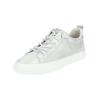 Sneaker MUSTANG SHOES "Mustang Shoes Sneaker Lederimitat/Textil", Damen, Gr. 38, silber, Lederimitat, Textil, casual, Schuhe
