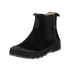 Stiefelette KICKERS "Kickers Stiefelette Leder", Kinder, Gr. 34, schwarz, Leder, casual, Schuhe