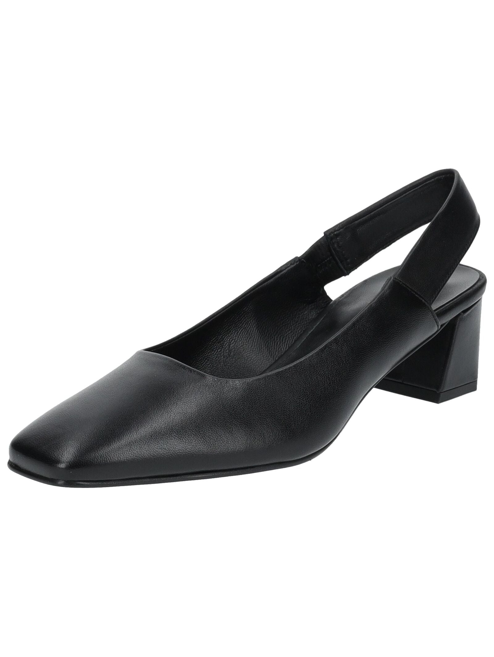 Pumps HÖGL "Högl Pumps Leder", Damen, Gr. 38,5, schwarz, Leder, Casual, Schuhe