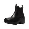 Stiefelette FLY LONDON "Fly London Stiefelette Leder", Damen, Gr. 37, schwarz, Leder, casual, Schuhe