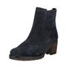 Stiefelette GABOR COMFORT "Gabor Comfort Stiefelette Veloursleder", Damen, Gr. 41, blau (dunkelblau), Veloursleder, casual, Schuhe