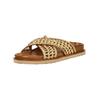 Pantolette INUOVO "INUOVO Pantoletten Leder", Damen, Gr. 39, gold, Leder, casual, Schuhe