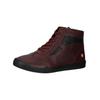 Schnürstiefelette SOFTINOS "softinos Stiefelette Leder", Damen, Gr. 36, rot (rot, schwarz), Leder, casual, Schuhe