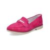 Slipper RIEKER "Rieker Slipper Leder/Synthetik", Damen, Gr. 40, pink (fuchsia), Leder, Synthetik, casual, Schuhe