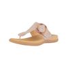 Zehentrenner GABOR "Gabor Pantoletten Leder", Damen, Gr. 40, braun, Leder, casual, Schuhe