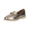 Slipper TAMARIS "Tamaris Slipper Leder", Damen, Gr. 41, braun (bronze), Leder, casual, Schuhe