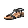 Riemchensandale IGI & CO "IGI & CO Sandalen Nappaleder", Damen, Gr. 40, schwarz, Nappaleder, casual, Schuhe