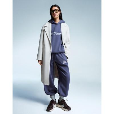 Bershka Long Soft Coat Women Xl Sand