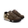 Sneaker DC SHOES "DC Command", Gr. 9,5(42,5), olive, schwarz, tan, 50.46% Leder, 49.54% Synthetikmaterial, Schuhe
