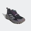 Wanderschuh ADIDAS TERREX "TERREX TRAILMAKER 2 GORE-TEX SPEED LACE", Gr. 42, core schwarz, grau two, preloved violet, Textil, Synthetik, sportlich, Schuhe, wasserdicht