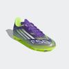 Fußballschuh ADIDAS PERFORMANCE "F50 LEAGUE KIDS FG/MG", Gr. 36, lila rush, cloud weiß, lucid lemon, Synthetik, Textil, sportlich, Schuhe, geeignet für Rasen- und Kunstrasenplätze