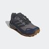 Wanderschuh ADIDAS TERREX "TERREX SKYCHASER AX5 GORE-TEX E", Gr. 44,5, grau four, carbon, shadow navy, Synthetik, Textil, sportlich, Schuhe, wasserdicht