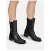 Stiefel FELMINI "Felmini Stiefel Leder/Textil", Damen, Gr. 39, schwarz, Leder, Textil, casual, Schuhe