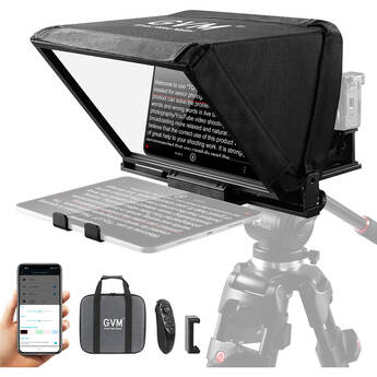 GVM Teleprompter TQ-MB for Tablets & Smartphones with Remote Control GVM-TQ-MB