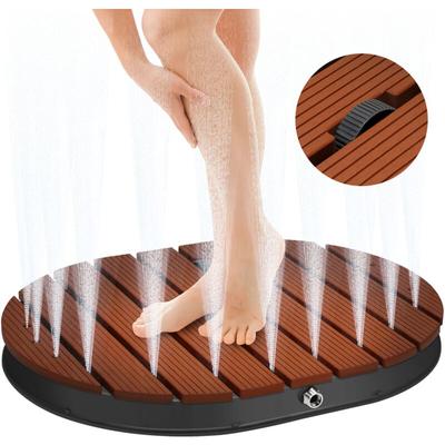 SWANEW Gartendusche Bodendusche Pooldusche Garten Außendusche Dusche für Sauna bis 4 m einstellbar Image